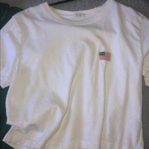 Brandy Melville Flag Shirt (RARE FIND)
